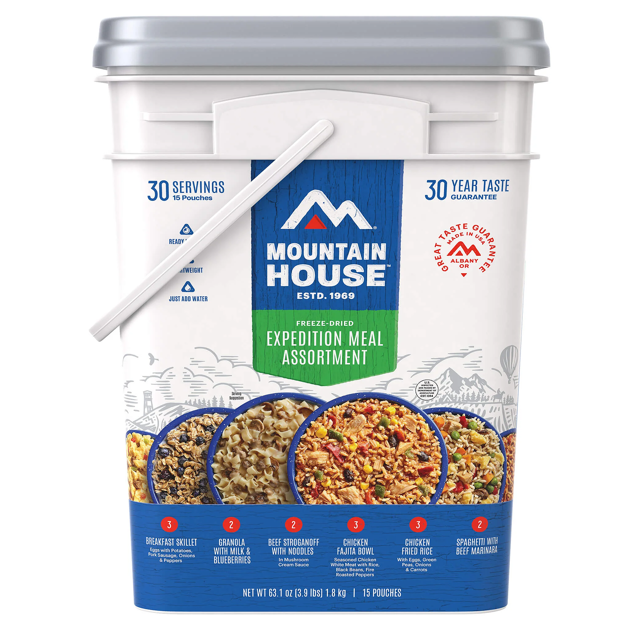 Mountain House Expedition Meal Assortment Bucket