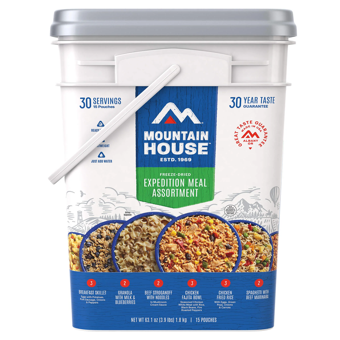 Mountain House Expedition Meal Assortment Bucket