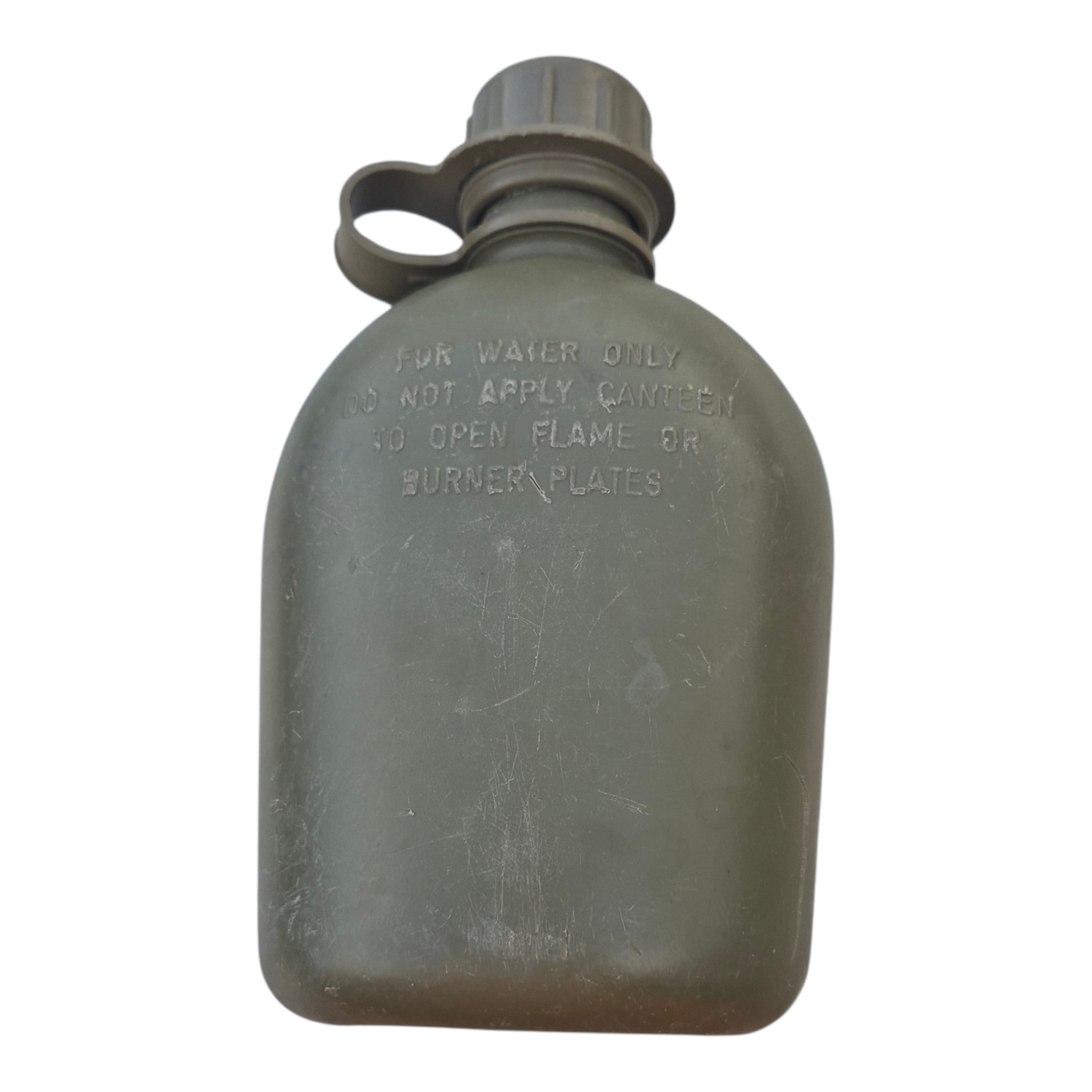USGI OD 1QT CANTEEN USED with M81 NBC Cap